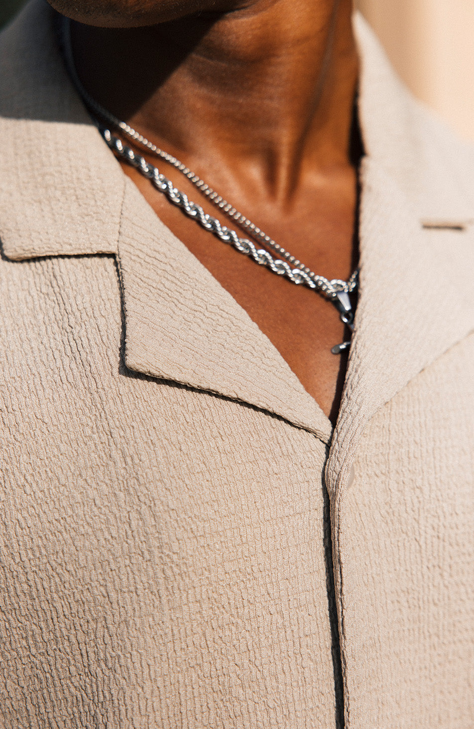 Camisa de corte relajado de Eivissa en taupe