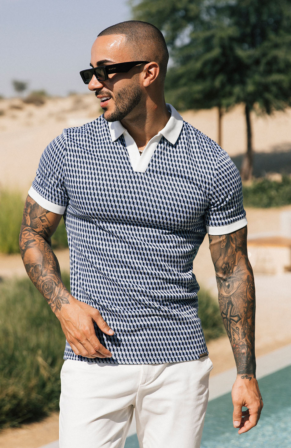 Matteo Polo en azul