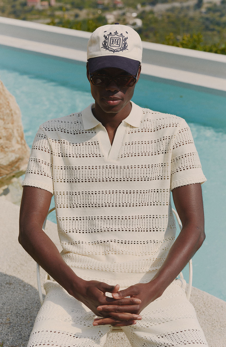 Polo Boxy Romano en blanco